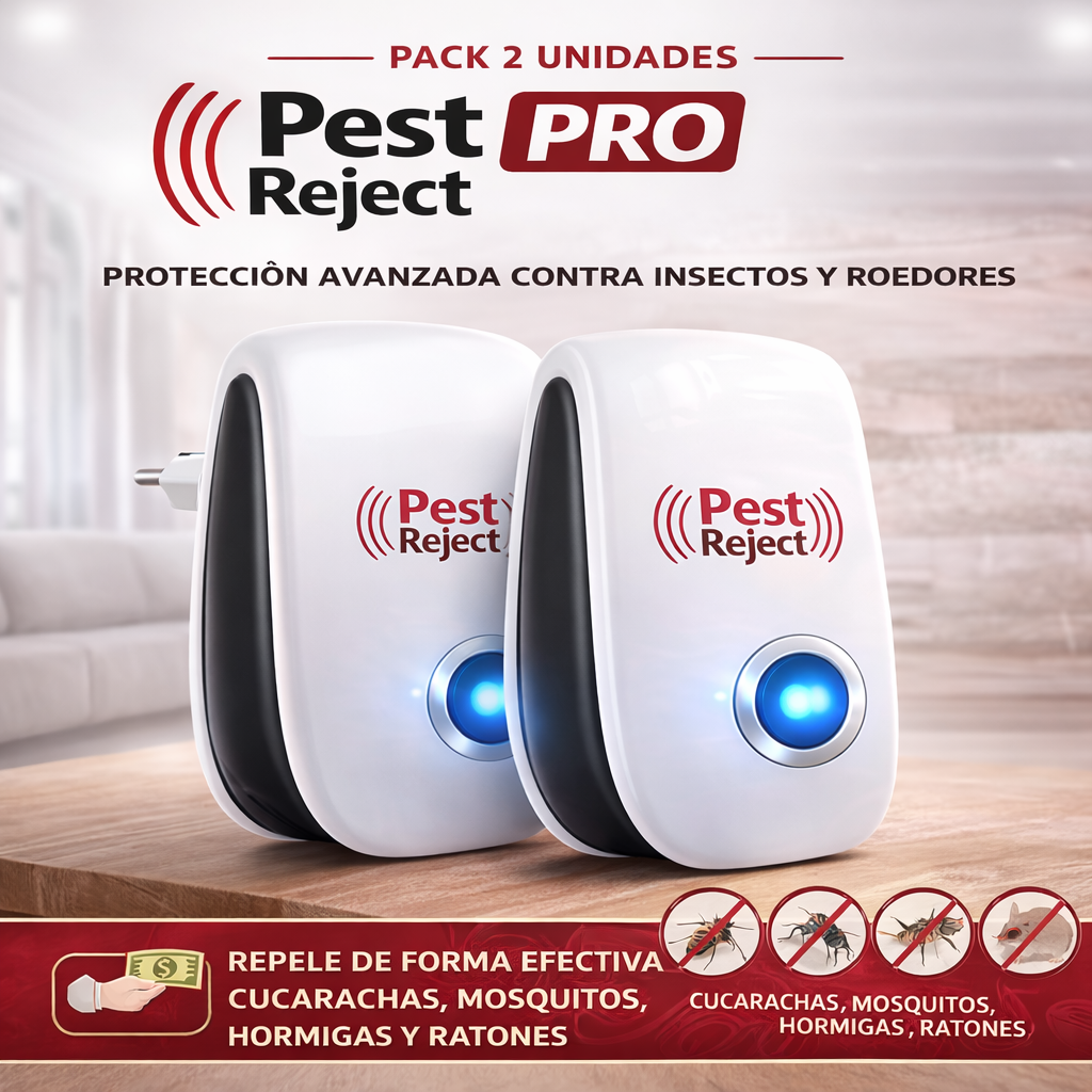 REPELENTE PEST REJECT PRO 2x1